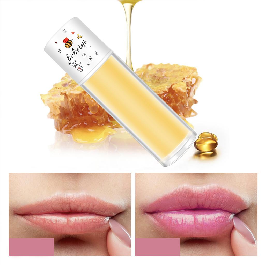 Bee Lip Oil Water-shine Glass Transparent Lip Honey Dry Repair Lip Care Toot Lip Moisturizing Lip Oil