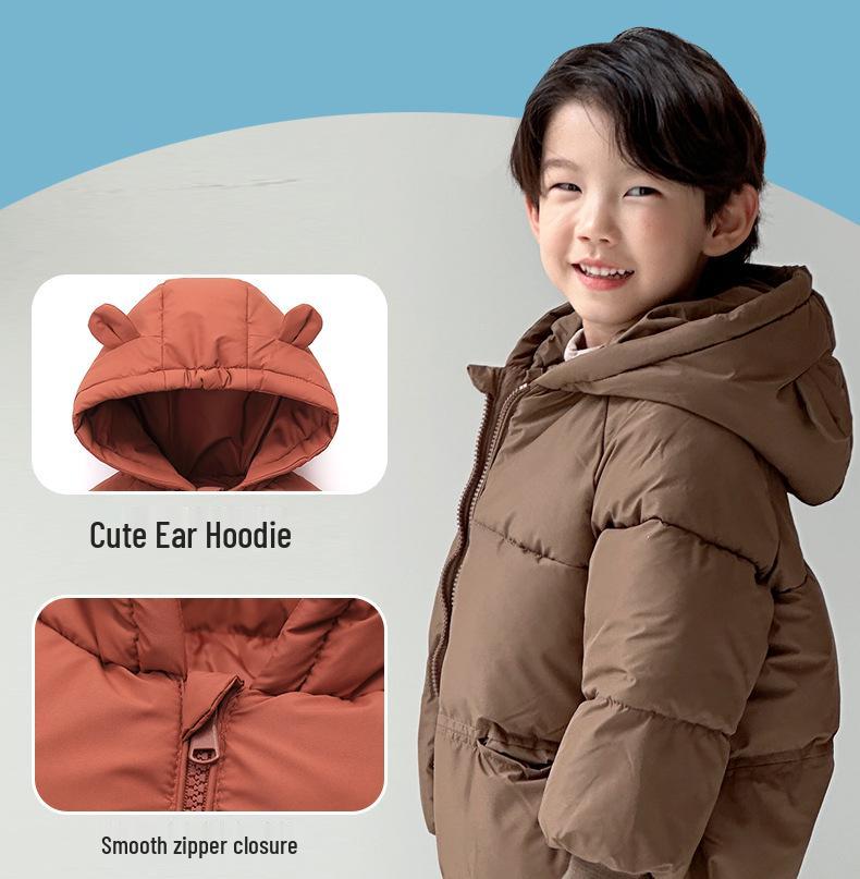 2025 Children's Cotton-Padded Jacket: Autumn/Winter Korean Style for Small To Medium Boys and Girls