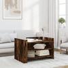 VidaXL Coffee Table Smoked Oak 80x50x50 Cm Engineered Wood, Side Table, Living Room Table, Accent Table, End Table, 848343