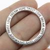 Letter Plate Connectors Alphabet A-Z Antique Bronze Zinc Alloy Jewelry Making Craft Parts DIY Connect Parts