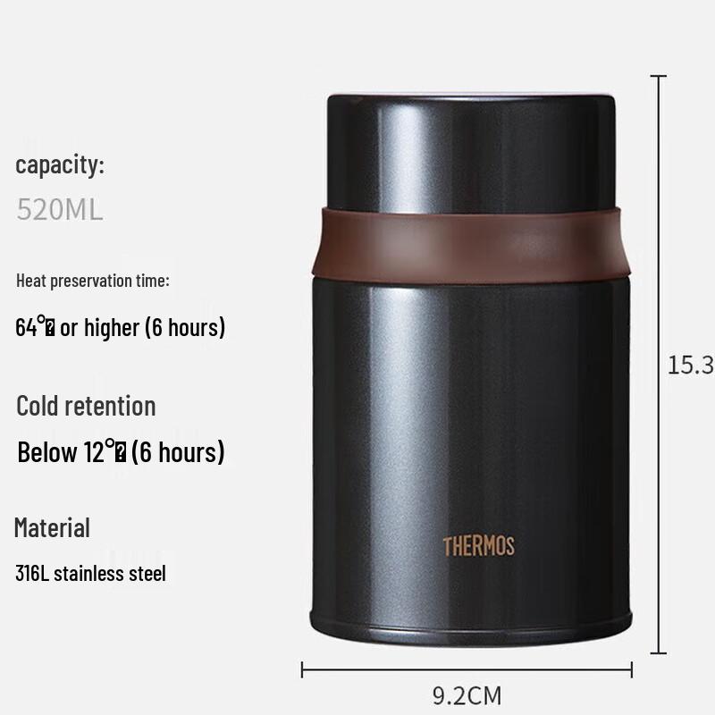 Термос 316 Нержавеющая сталь Вакуумная изоляция Контейнер для еды