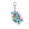 Pokemon Kawaii Acrylic Keychain Elfin Figure Pikachu Bulbasaur Psyduck Squirtle Gengar Meowth Cute Pendant Dolls Boys Gifts