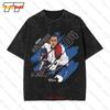 Montreal Nhla  Jean Beliveau Stripes Vintage Oversized TShirt Tee LXA