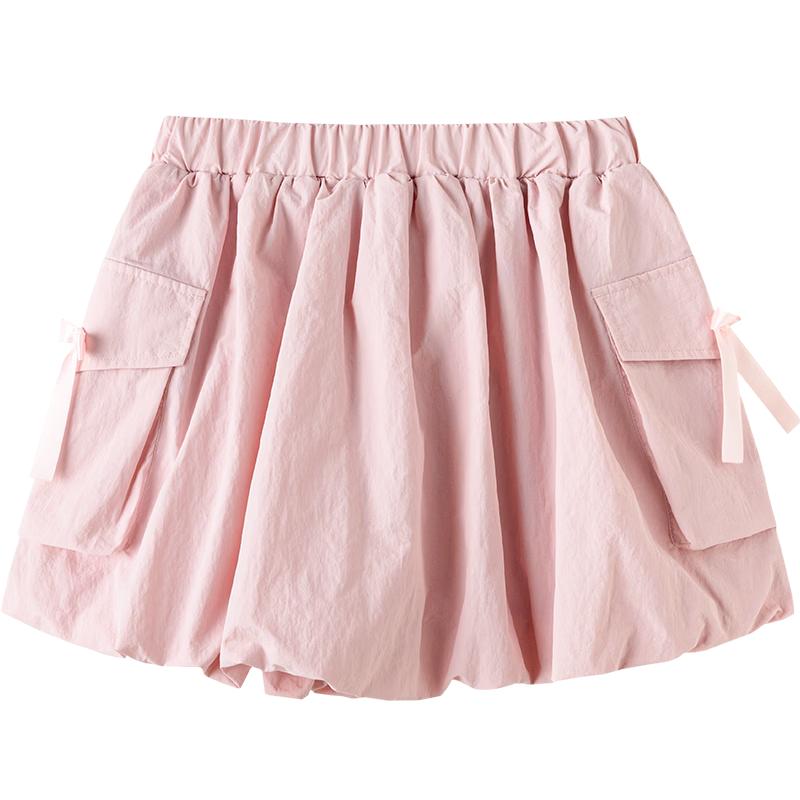 Balabala Girls Sweet Bowknot Bloom Skirt 170