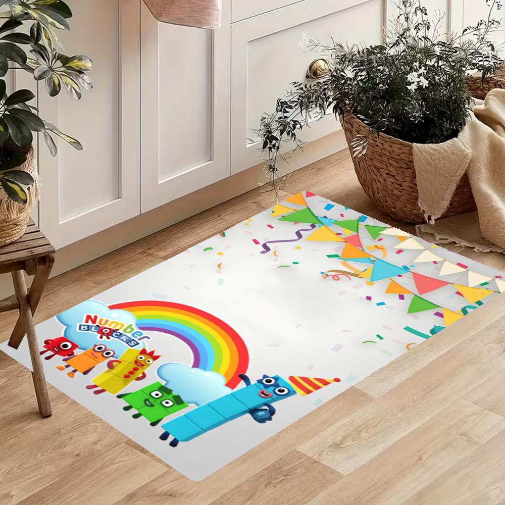Numberblocks Nonslip Kitchen Mat Floor Carpet Rug For Indoors Outdoors Home Decor Room Supplies Spring Decor