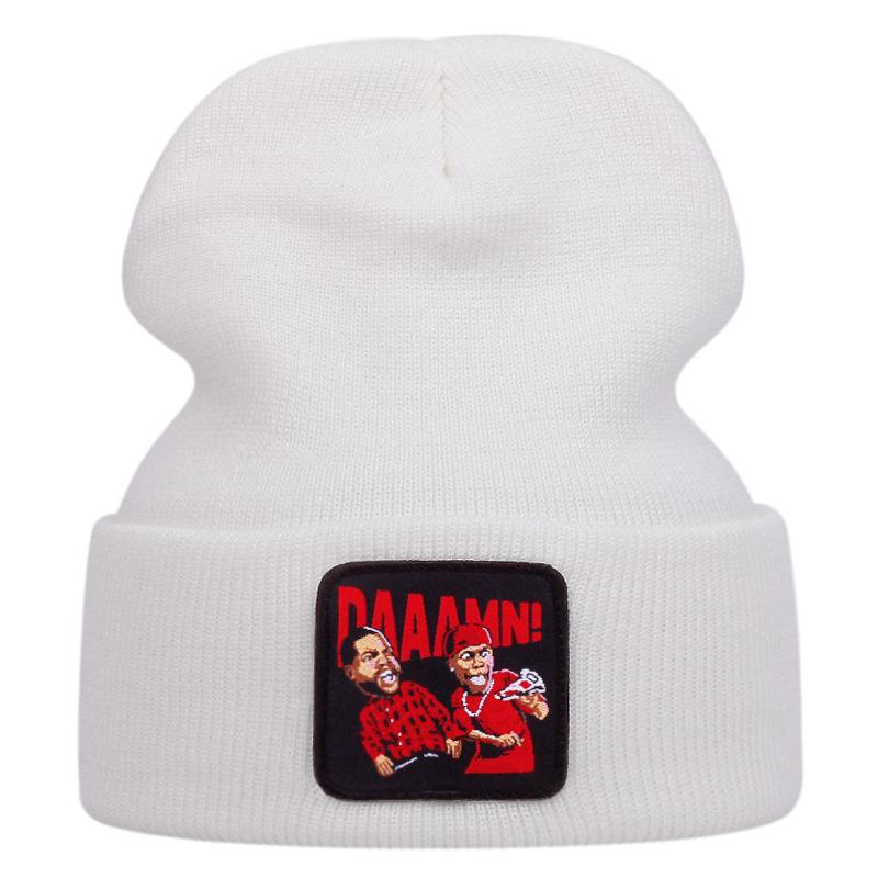 Exaggerated Expression Bag Knitted Hat Autumn And Winter Warm Men And Women Outdoor Adult Wool Hat Hip Hop