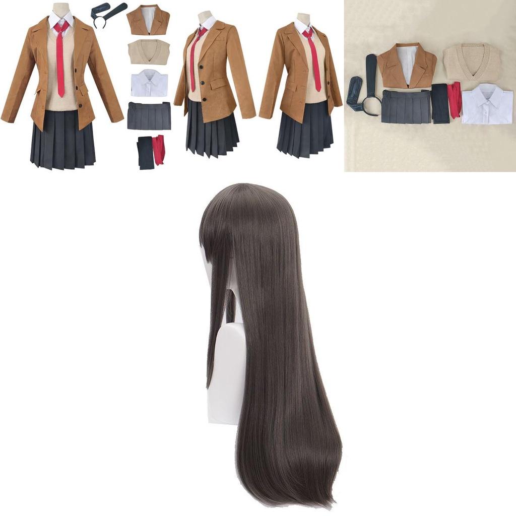Premium Seishun Buta Yarou Wa Bunny Girl Sakurajima Mai Cosplay Costume Full Set Outfit For Captivating Parties And Events