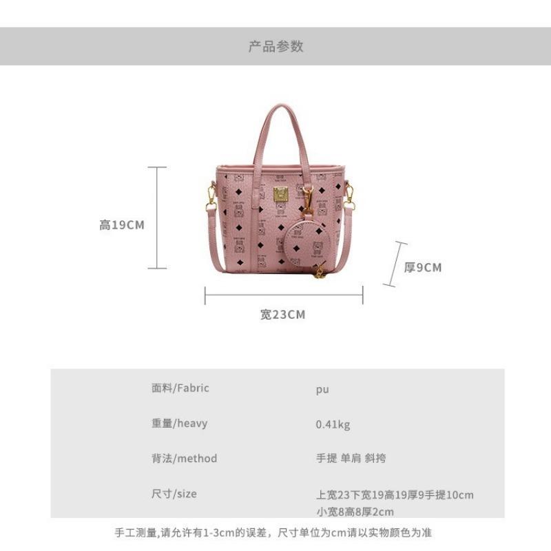 Handheld small bag women's new fashion niche shoulder bucket bag going messenger bag