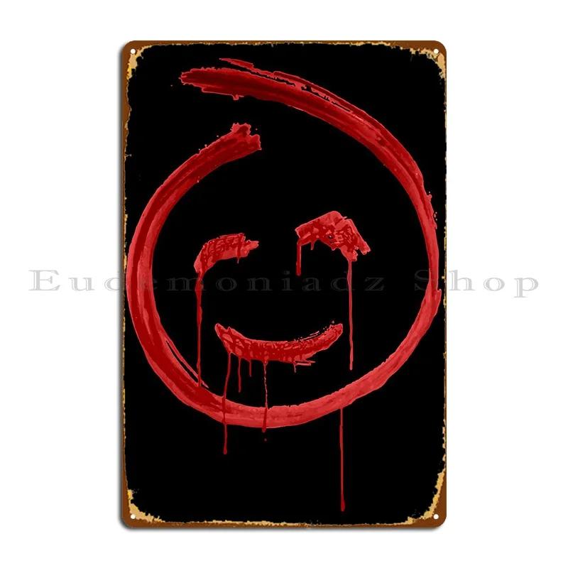 Red John Symbol Metal Plaque Poster Personalized Plaques Character Decoration Wall Mural Tin Sign Poster 20X30CM