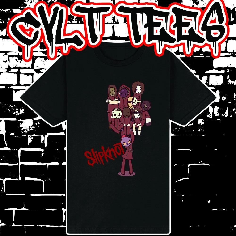 Men s and Women s T-shirts Slipknot Band Tee 100% Cotton M