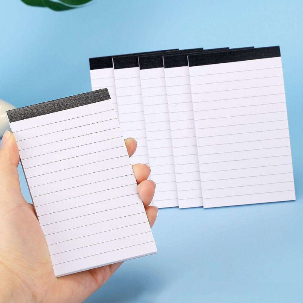 Leather Cover Pocket Notepad Lined Paper Business Memos Retro Portable Planner Office Use