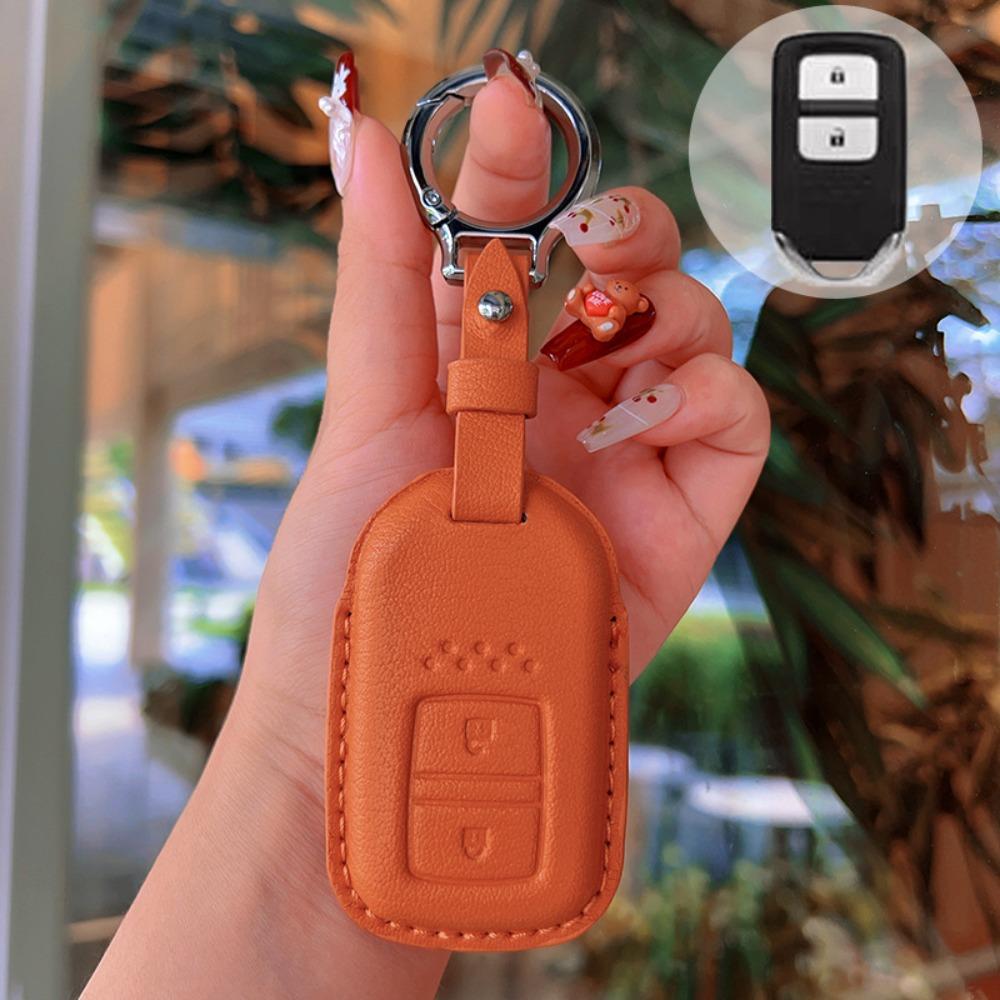 Handmade for Honda Accord Key Cover Genuine Leather Civic Key Case Car Accessories