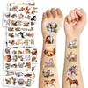 10 Sheets Kids Temporary Tattoos, Horse Stickers for Party Favors, Gift Bag Fillers and Fun