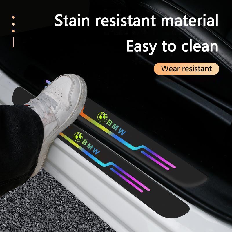 4PCS Car Threshold Protection Strip Anti-scratch Door Strip Sticker For BMW E36 E39 E46 E60 E90 E90 F10 F30 E93 G20 G21 X6 X5 X3 blfg97