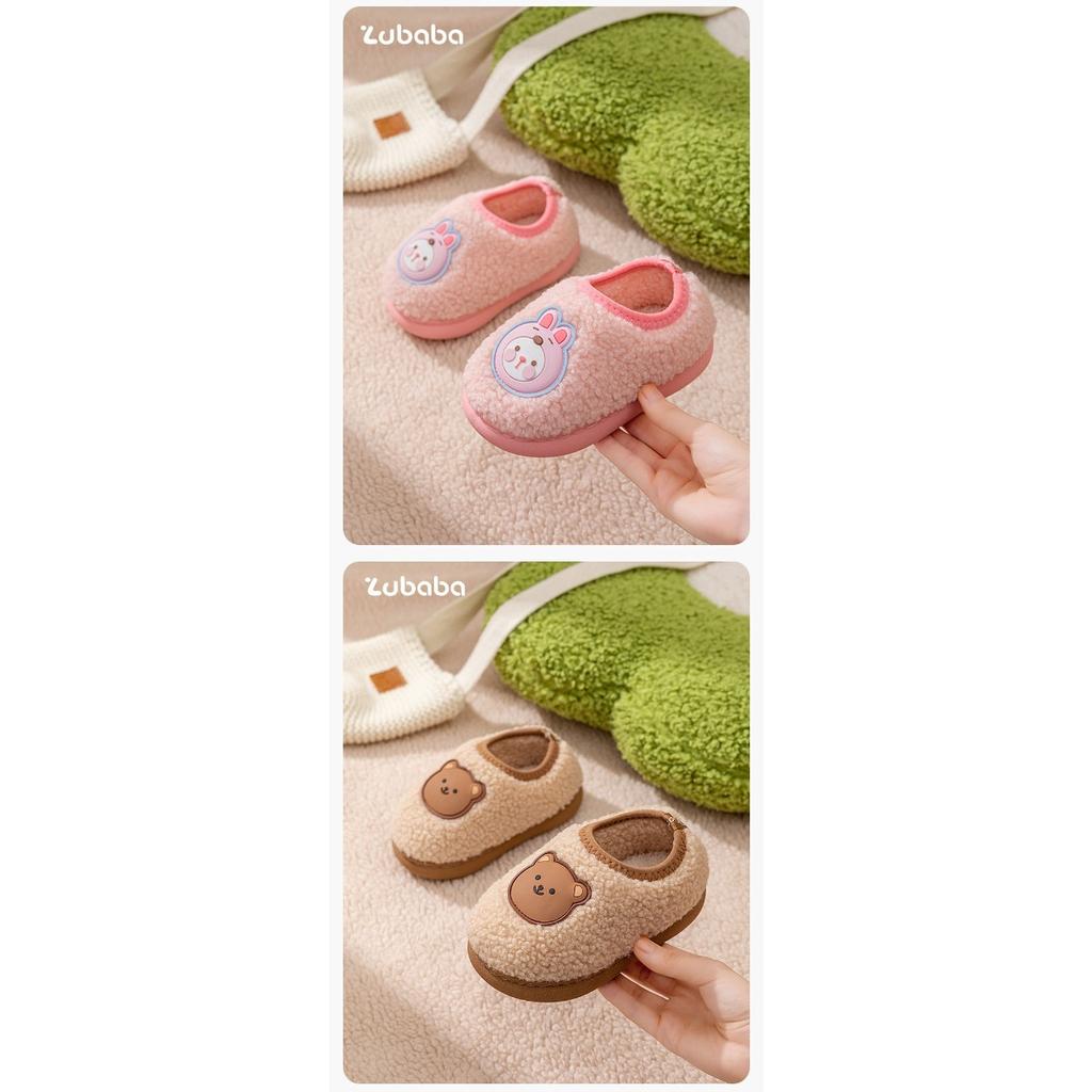 Dětské bavlněné boty, roztomilé zimní domácí boty pro chlapce a dívky, dětské kojenecké měkké podrážky, protiskluzové a teplé plyšové bavlněné boty