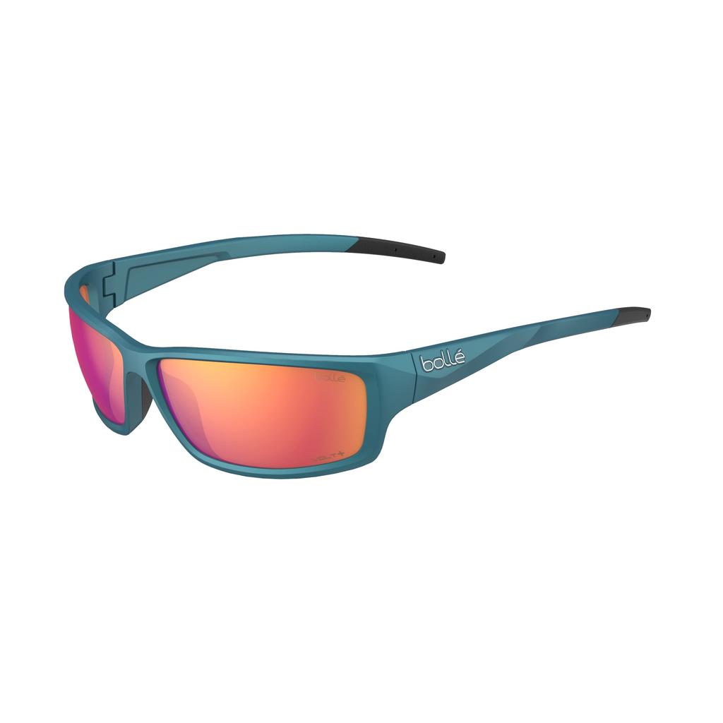 BOLLE CERBER Cycling Creator Teal Ruby BS041002 Sunglasses, Metallic, Volt+ Lenses, 15% Transmittance,