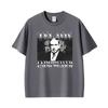 Spaventoso Benjamin Netanyahu Divertente Meme Grande Yahu Tema Horror Brainrot Stampati T-shirt Unisex Unisex Moda T-shirt Larghe Streetwear