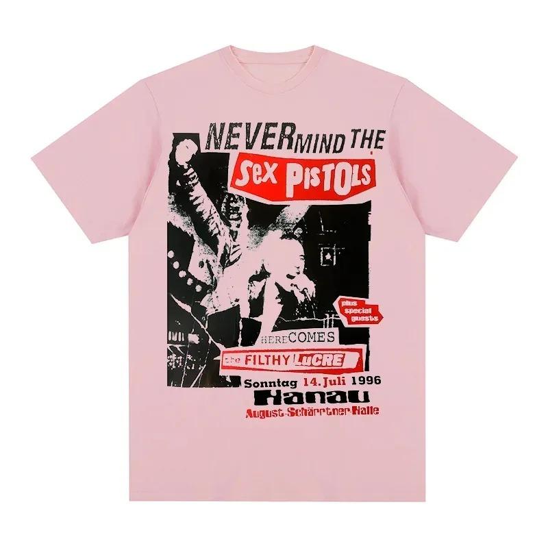 Sex Pistols "Never Mind The Bollocks" 1996 Hanau Concert Graphic Print Punk Rock Band Streetwear T-Shirt