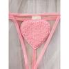 New Valentine's Day Multi-color Erotic Underwear Sexy Mesh Perspective Love Suspender Temptation Thong