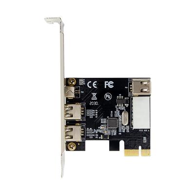 1394 Firewire Card,PCIe 4 Orts 1394A Firewire Pansion Card, CI for Press (1X) To Ternal IEEE 1394 Adapter Contro