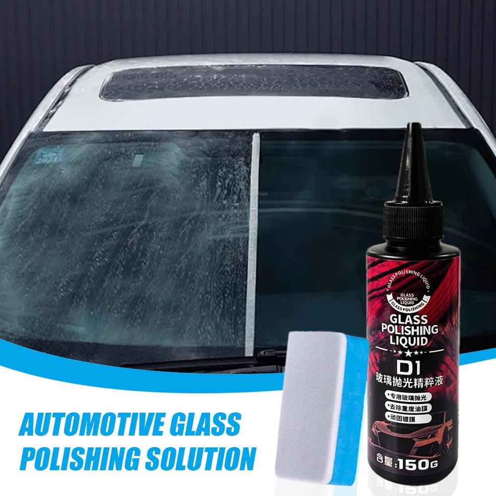 Auto Glass Degreaser 150g Oil Film Glass Cleaners Water Stain Remover Window Cleaning Liquid Auto Windshield Polish For Car