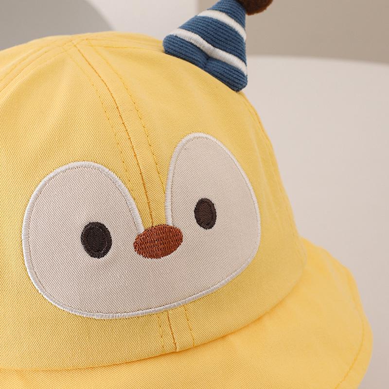Korean Spring Penguin Bucket Hat - Cute, Adorable, Versatile Sun Protection for Boys and Girls