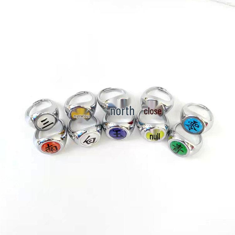 Naruto Akatsuki Itachi Ring - Popular Anime Merchandise, Boxed Single Character Ring