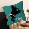 Movie F-Flow Cat Cushion Cover Car Throw Pillow Case For Sofa Car Christmas Gift 40X40Cm 45X45Cm