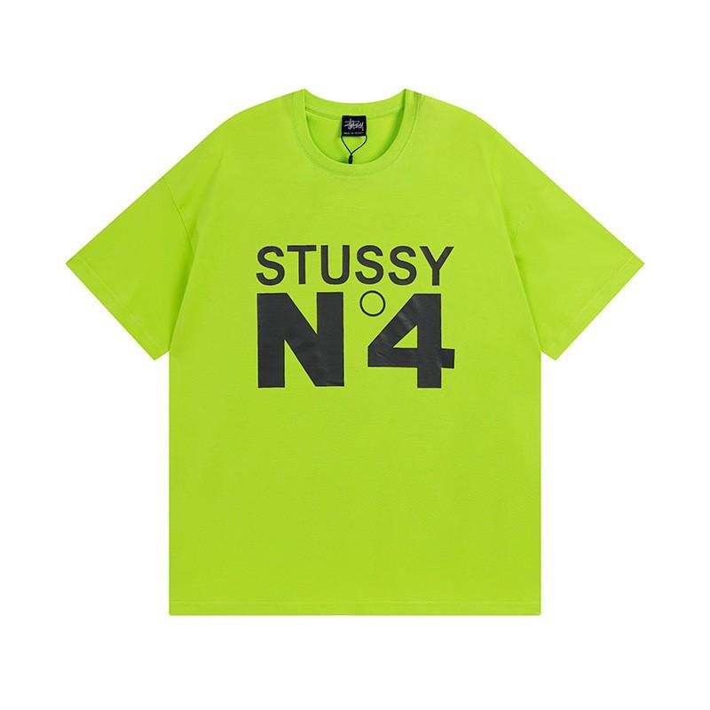 Short Sleeve T-Shirt Couples Street Style Letter Print Loose Fit Breathable Top