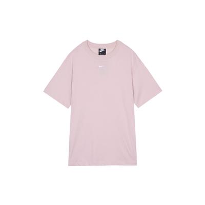 Sportswear Essential Logo Print Loose Fit Running Training Casual Dopamine Crew Neck Short Sleeve T-Shirt Women Tops Pink DH4256-645