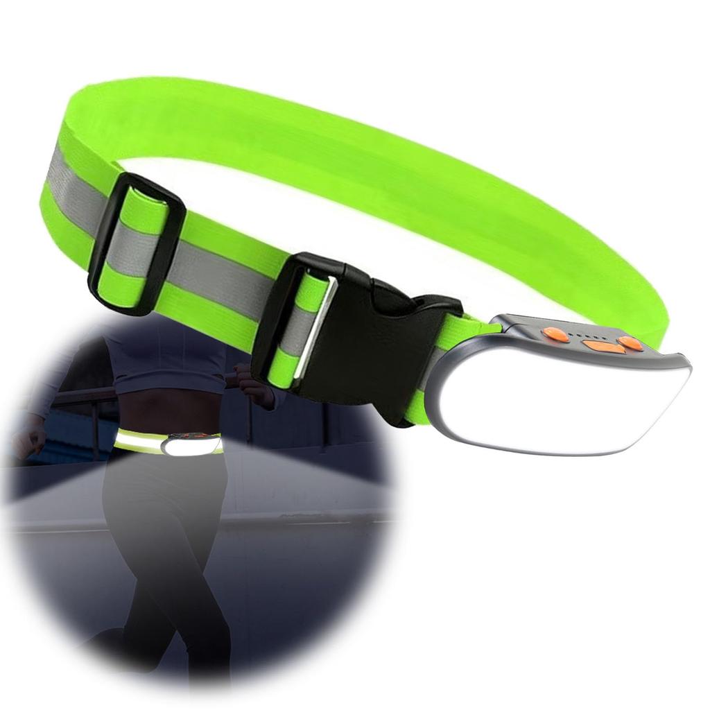 DOKEEP Running Light, Waist Light with Reflective Band, USB-C Charging,