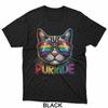 Purride Cat Rainbow Pride Month LGBTQ Ally Men Women T-Shirt