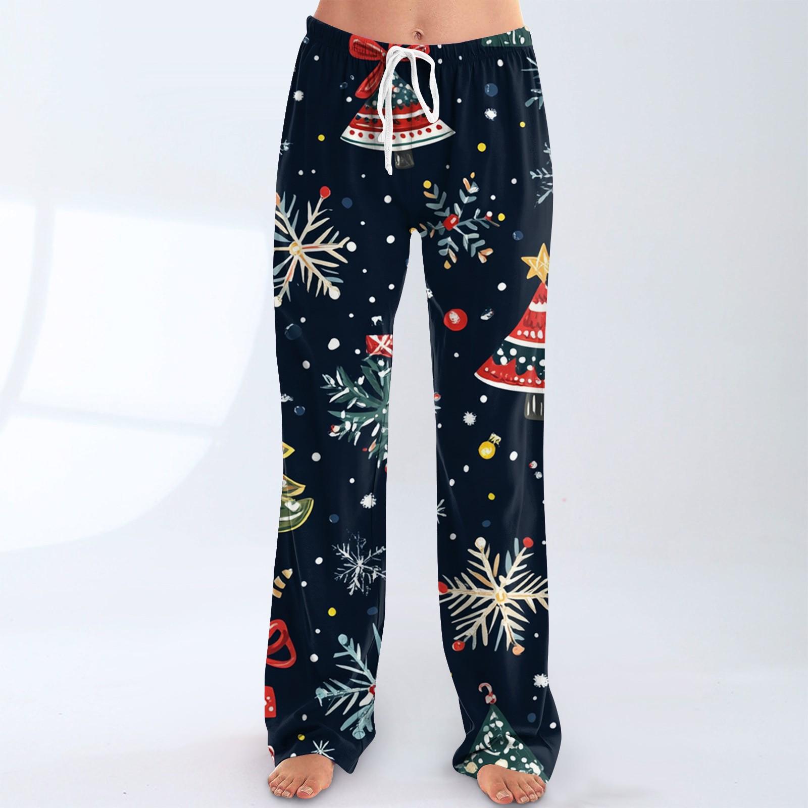 

Женские пижамные штаны, одежда для сна, повседневные брюки с эластичной резинкой на талии, удобные прямые свободные брюки для йоги XXL