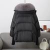 Fashion Short Loose Cotton Coat with Large Fur Collar Thickened Clothes