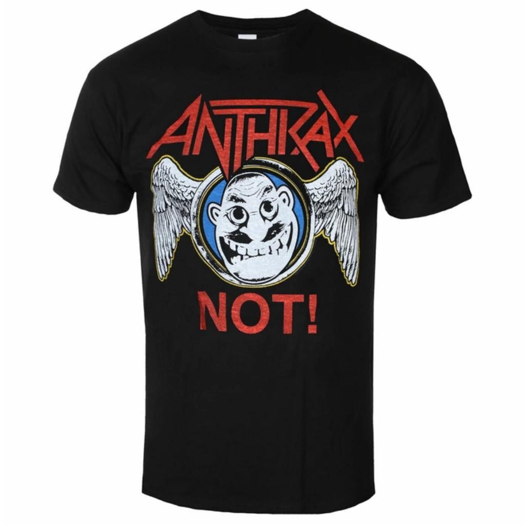 Anthrax Dread Eagle Pattern Printed Thrash Metal Band Tshirt In Street Hiphop Style For Unisex And Unisex