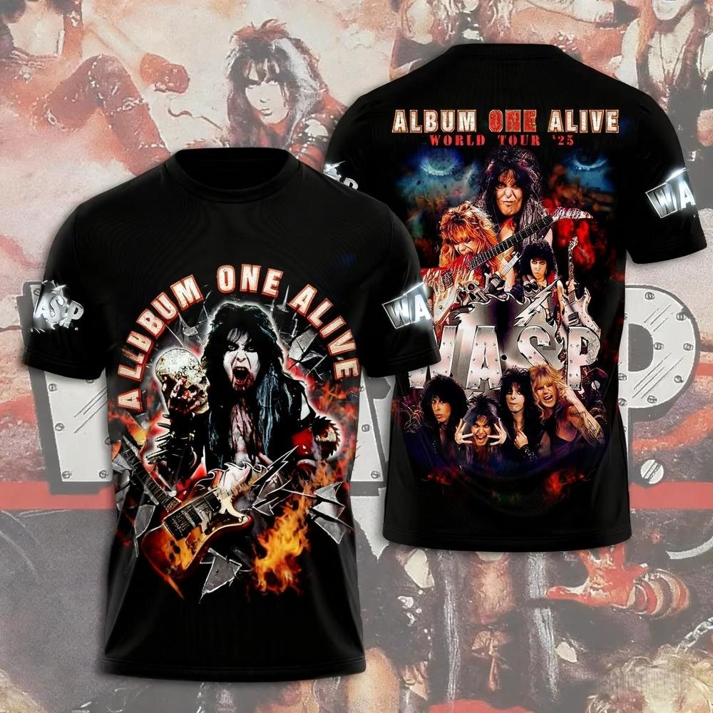 Hot Anime W.A.S.P Jersey Cosplay T-shirts 3D Print Kid Cartoon Tee Summer Men Women Harajuku Short Sleeve Y2k Tops