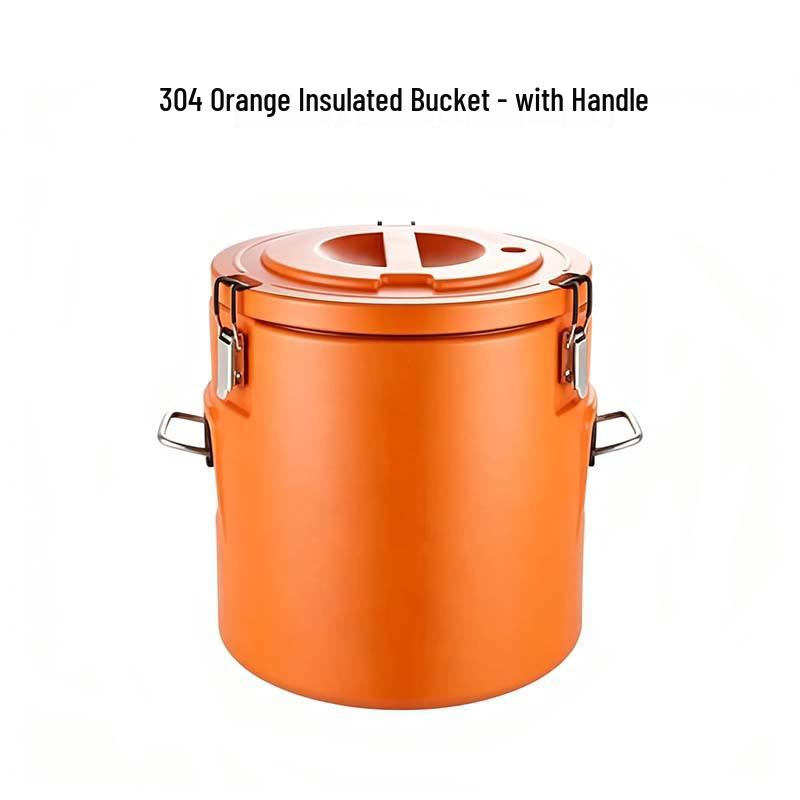 304 Insulated Large-Capacity Food Grade Bucket for Milk Tea, Ice, and Soy Milk