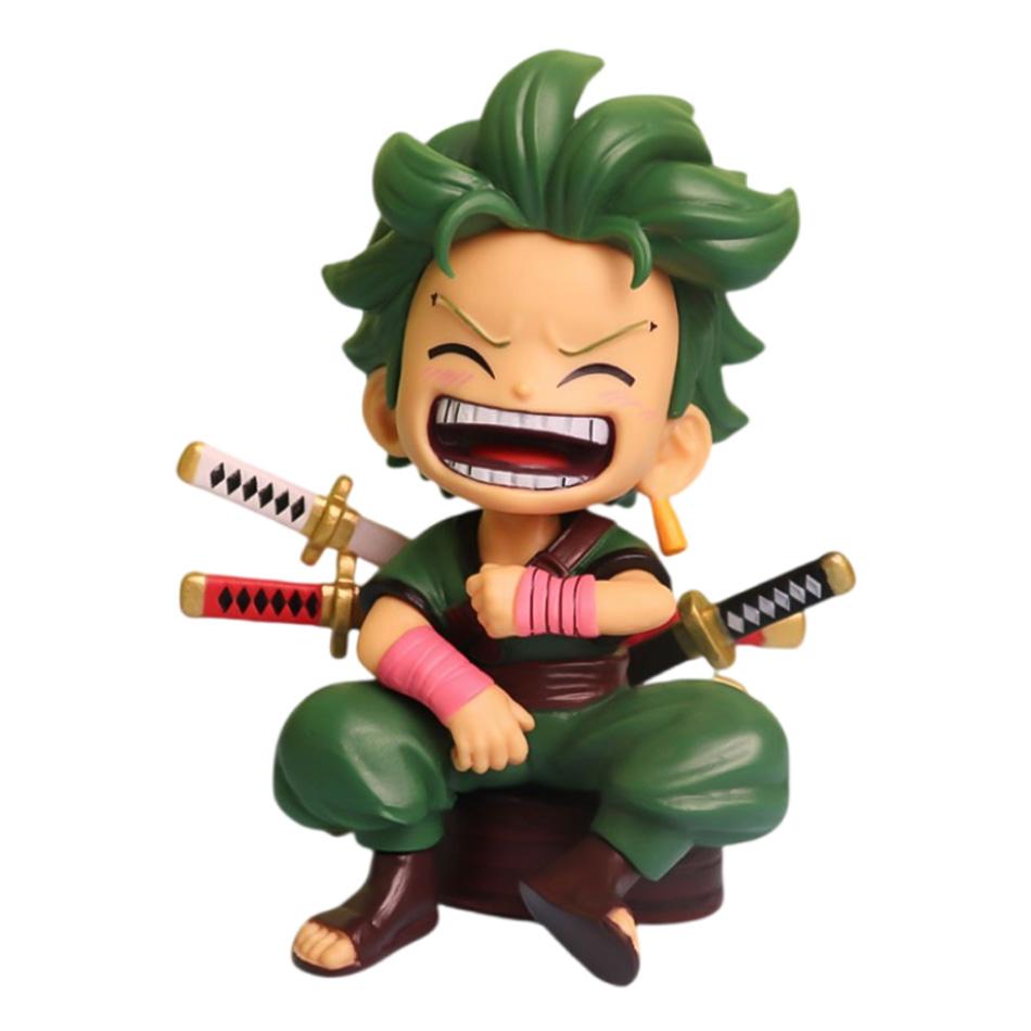 Hot 12-15cm Anime ONE PIECE 6pcs Set Monkey D Luffy Roronoa Zoro Action Figure Movie Model Toy Birthday Christmas Gift