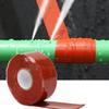 Waterproof Tape Strong Stickiness PVC PPR Pipe Repairing Supplies 2.5cm Width Red/White