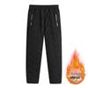 Completo invernale da uomo in cotone: Spesso Caldo Cappotto e Pantaloni in Montone Set Due Pezzi