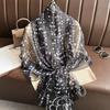 New  Silk Scarf Female Fashion Beach Pashmina Bufanda Folral Women Shawl Wraps Bandana Ladies Scarves Large Foulard Echarpe