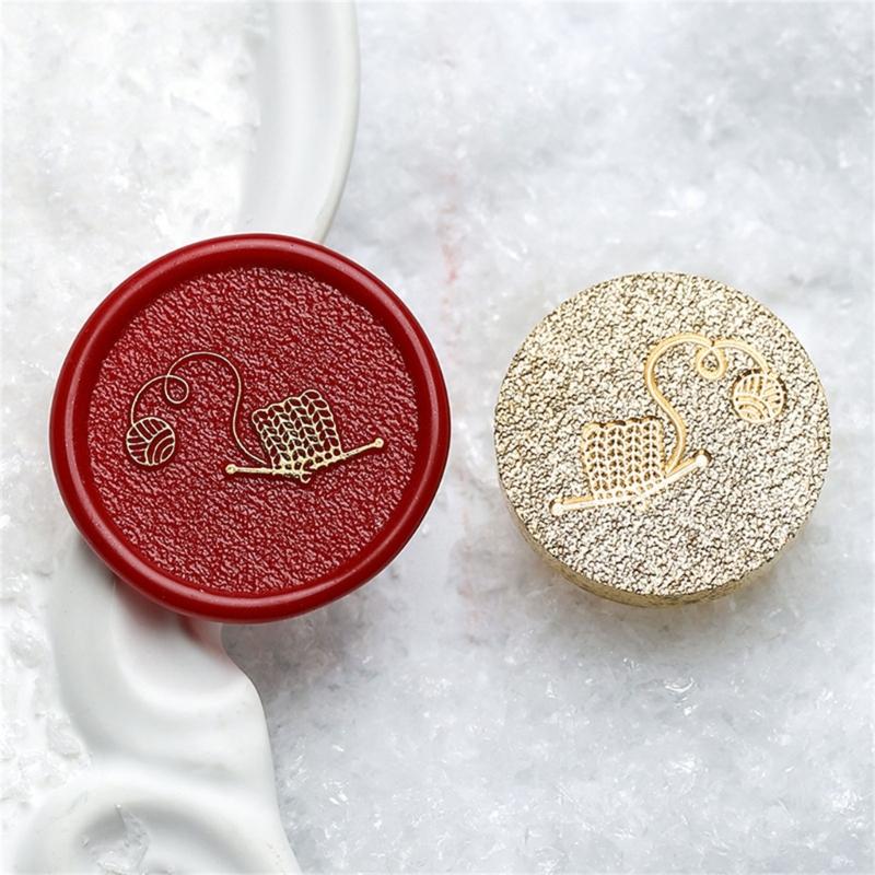 Emboss Sealings Wax Stamp Head Brasses Sealing Stamp Wax Seal Stamp Head Replacement for Envelope Sealing Greeting Card