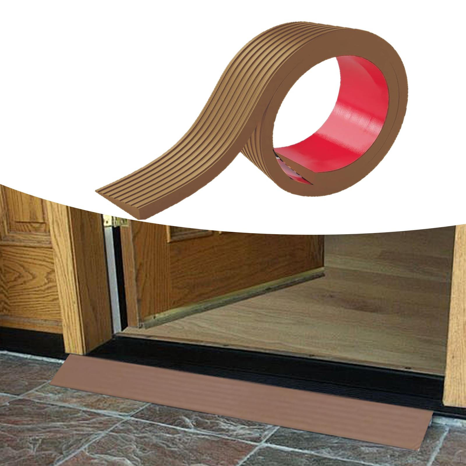 

Компактный дверной пандус, регулируемый ПВХ клин для лестниц и полов Light Brown