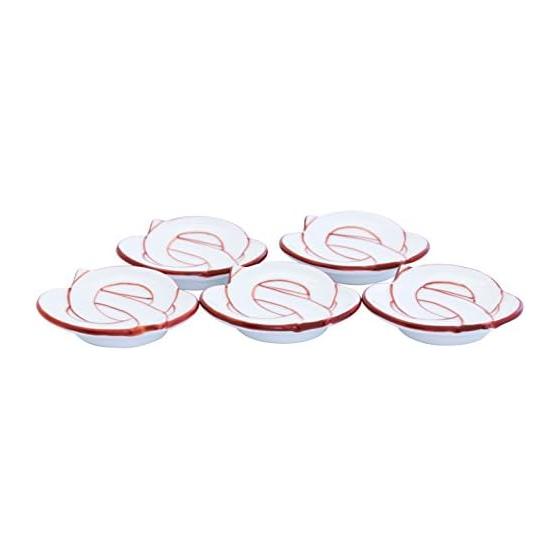 24to3 Arita Ware Tasei Kiln Musubi Chopstick Rests Set of 5, Japanese New Year Tableware, Made in Japan