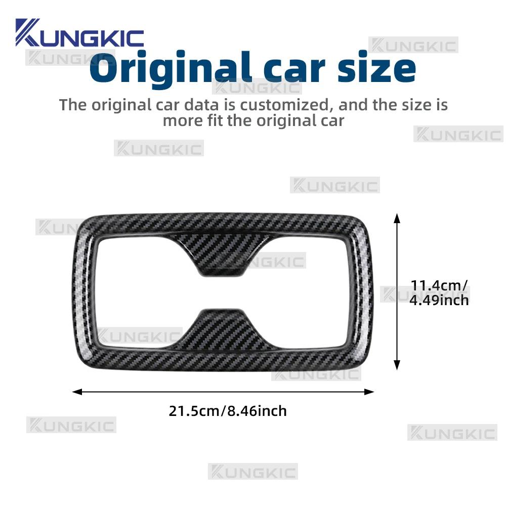 ABS Rear Water Cup Holder Frame Decorative For Toyota RAV4 2026-2027 Cover Trim Sticker Overlay LHD RHD Car Interior Accessories
