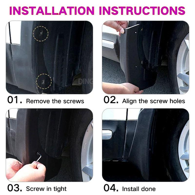 MudFlaps For Changan CS95 NEW 2024 Mudguards Mud Flaps Splash Guards Front Rear Wheels Car Accessories 4Pcs