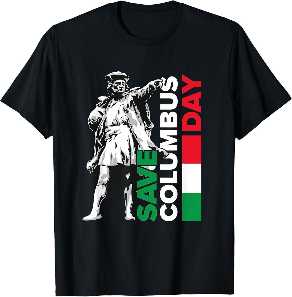 NEW LIMITED! Save Columbus Day - Italian Pride Tee - MADE IN USA