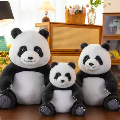 Sevimli Simüle Panda Bebek Çiçek Peluş Bebek Çocuk Oyuncakları Sevgililer Günü Kız Doğum Günü Hediyesi Bebek