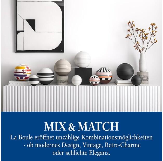 Сервиз Villeroy & Boch Iconic La Boule чёрно-белый, 7 предметов (1016659095)