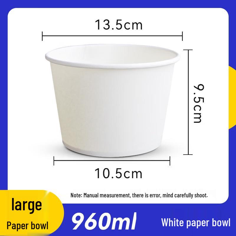 OIMG Ceramic Round Food Bowl with Lid